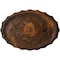 Ekena Millwork Oxford Ceiling Medallion, Hand-Painted Rust, 16 7/8"W x 11 3/4"H x 1 1/2"P CM16OXRUS - alternate 1